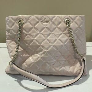 Light Pink Kate Spade quilted Shoulder bag